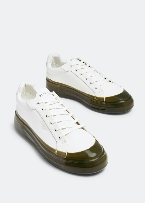 Mallet GRFTR Khaki Dip sneakers for Men White in Kuwait Level Shoes