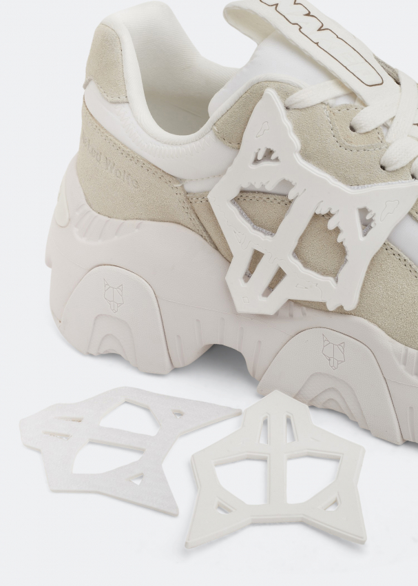 Naked Wolfe Trigger sneakers for Men - White in UAE | Level Shoes