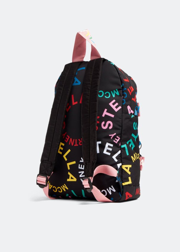 Stella mccartney black backpack cheap