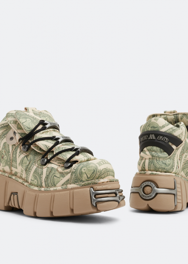 VETEMENTS x New Rock platform sneakers for Men Green in KSA Level Shoes