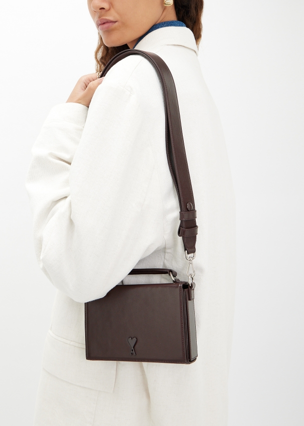 Ami Ami de Coeur Lunch Box bag for Women Brown in UAE Level Shoes