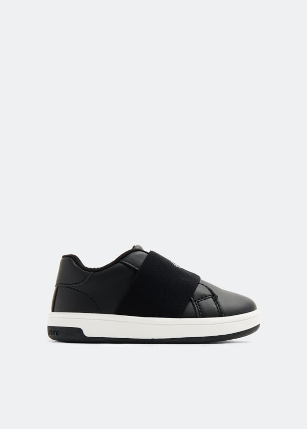 Calvin Klein CK logo band sneakers for Baby Black in UAE Level