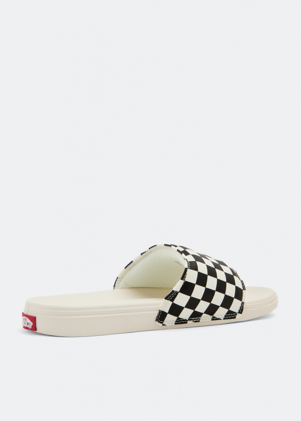 Checkered vans flip flops hotsell