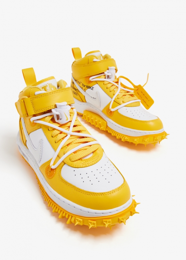 Nike x Off-White Air Force 1 Mid sneakers for Women - Yellow in UAE ...