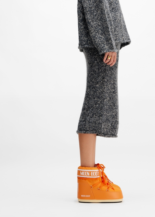 Moon Boot Icon Low boots for Women - Orange in UAE | Level Shoes