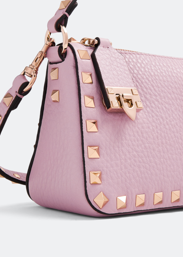 Rockstud mini leather crossbody bag cheap