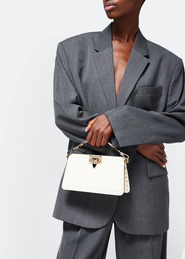 Valentino Garavani Rockstud clutch for Women White in UAE