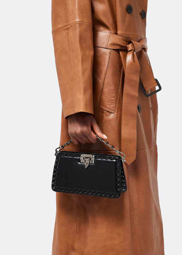 Valentino deals rockstud clutch