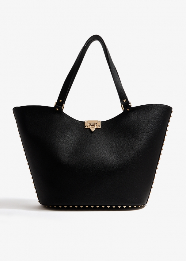 Black sales valentino tote
