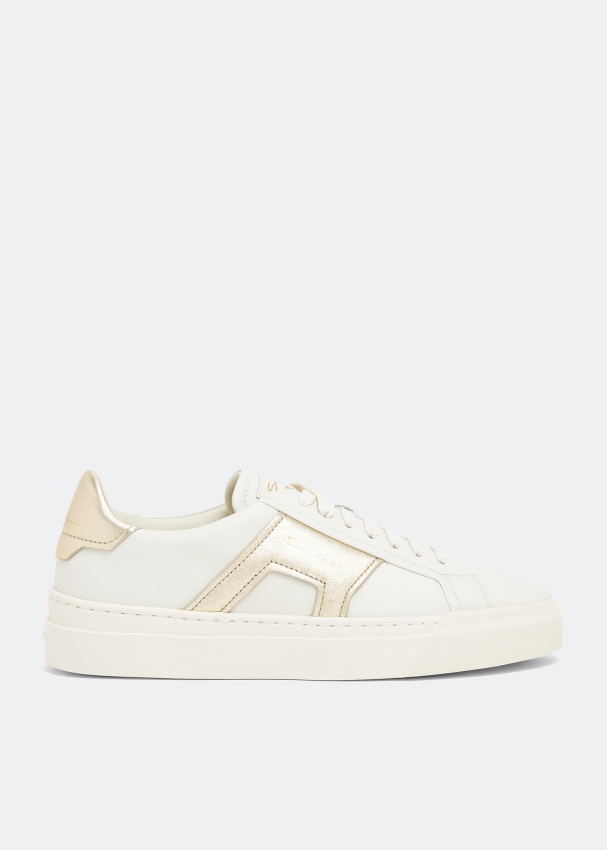 Santoni Double Buckle sneakers for Women - White in UAE | Level Shoes