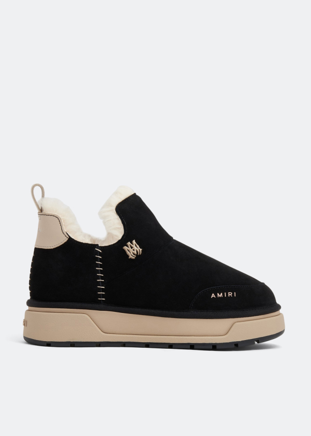 AMIRI Shearling puffer boots for Women Beige in Bahrain Level Shoes