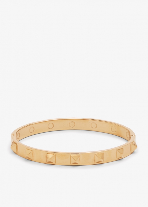 Valentino Garavani Rockstud bangle for Women - Gold in UAE | Level Shoes