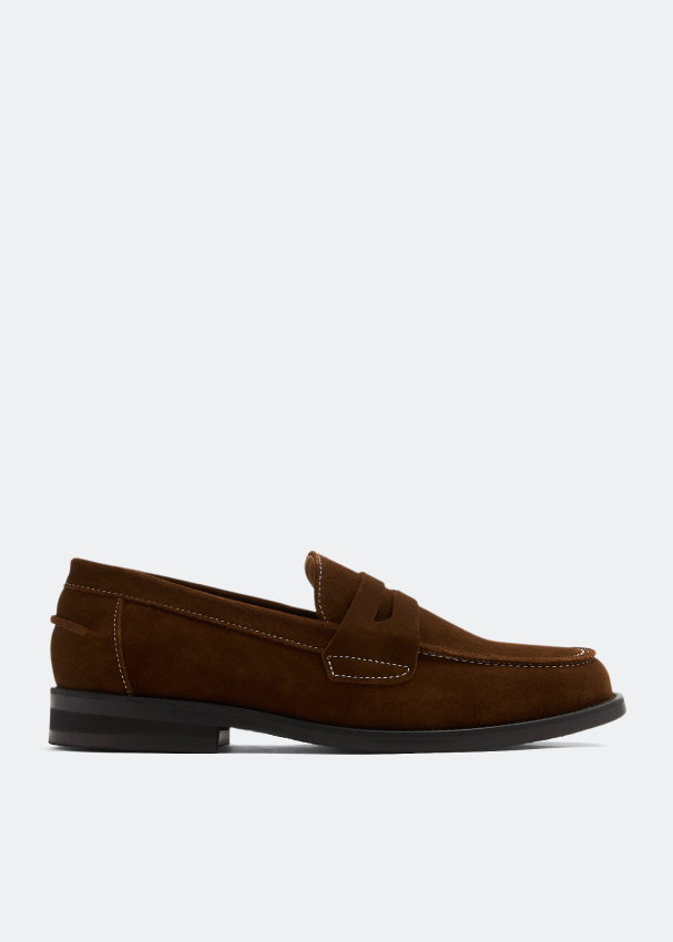 Mens dress shop shoes penny loafers