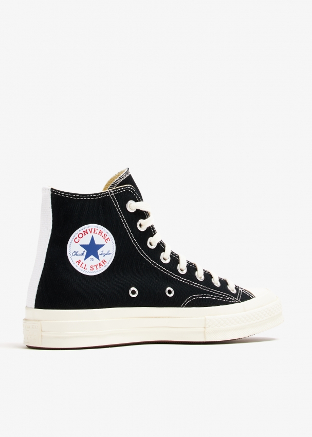 Comme des Garcons PLAY X Converse sneakers for Women Black in KSA Level Shoes