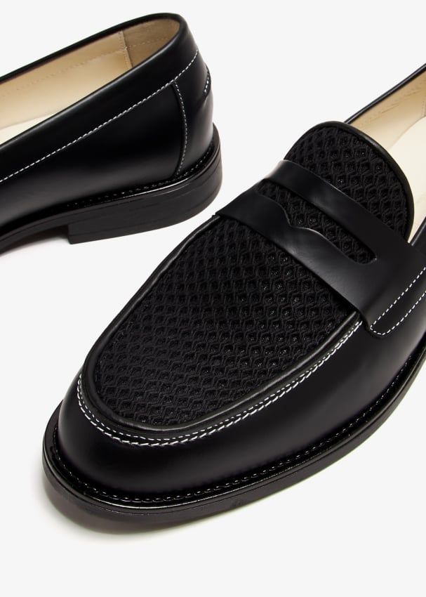 rattan loafers