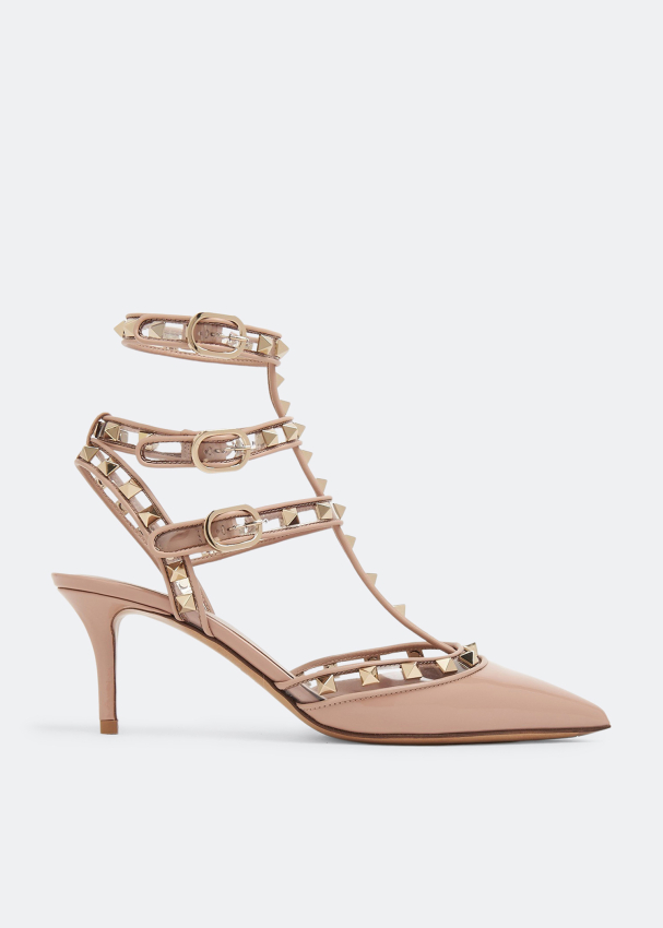 Valentino rockstud hotsell open toe heels