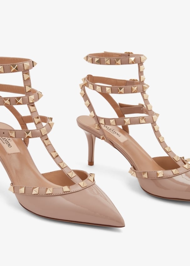 Valentino Rockstud for Women - Neutral in UAE | Level Shoes