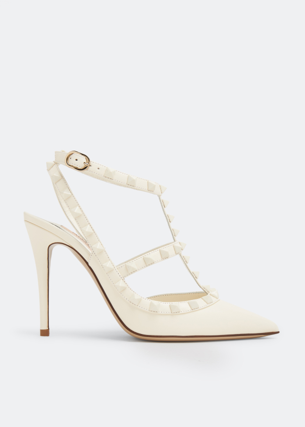 Valentino Garavani Rockstud pumps for Women - White in UAE | Level Shoes