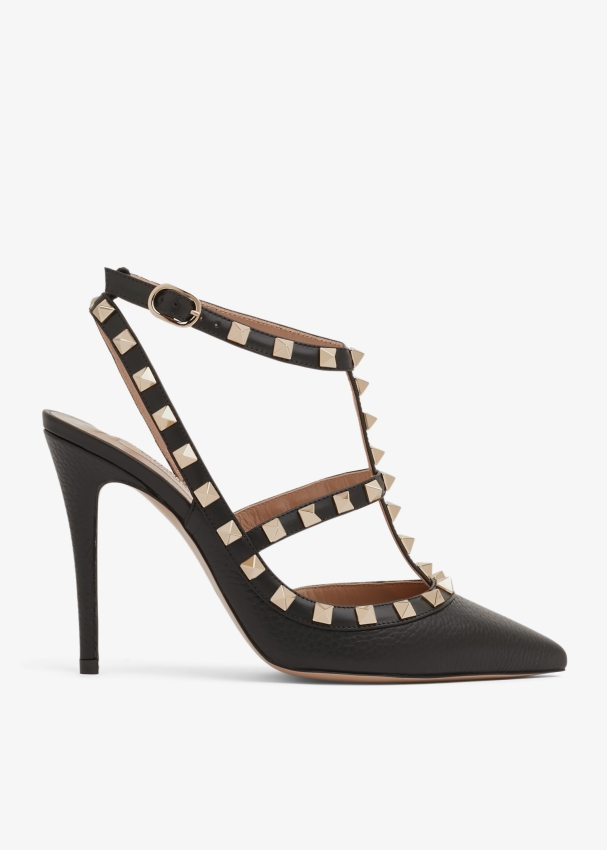 fjende spiselige temperament Valentino Garavani Rockstud pumps for Women - Black in UAE | Level Shoes