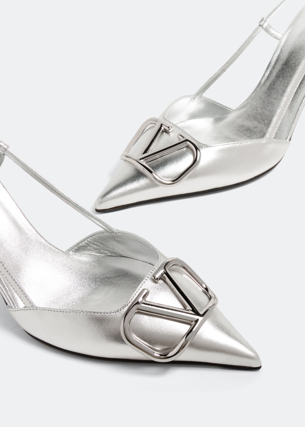 Valentino Garavani VLogo Signature pumps for Women - Silver in UAE ...