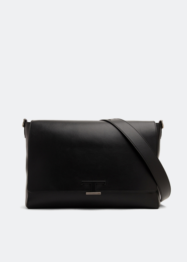 Tod's Timeless messenger bag for Men Black in UAE Level Shoes