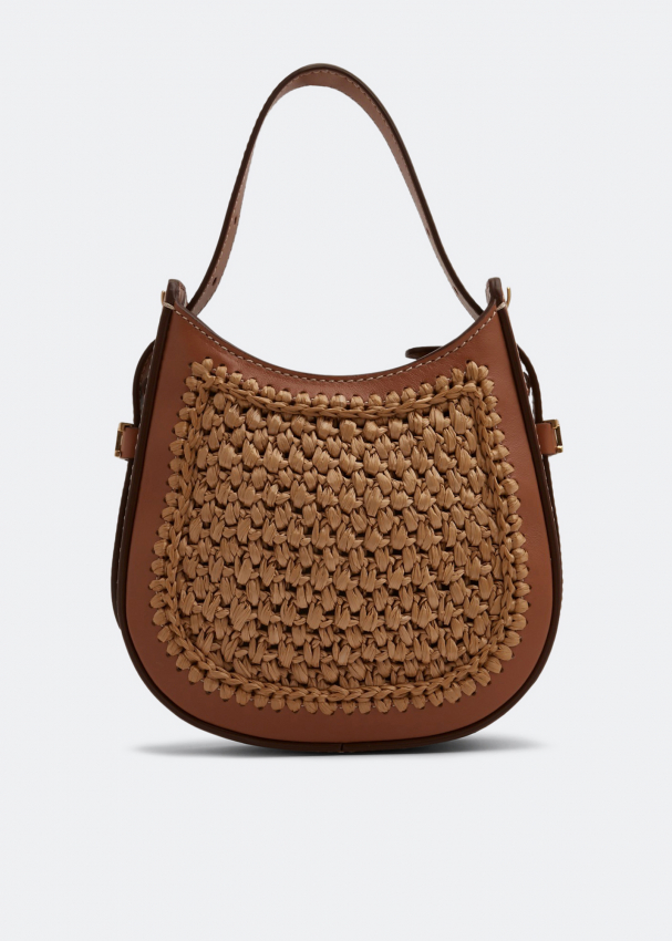 トッズ TOD'S ショルダーバッグ オーボエ レザー ブラウン