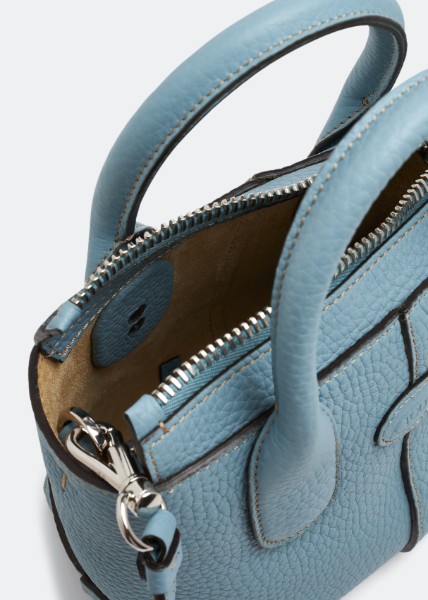 Tod's Di mini leather bag for Women - Blue in UAE
