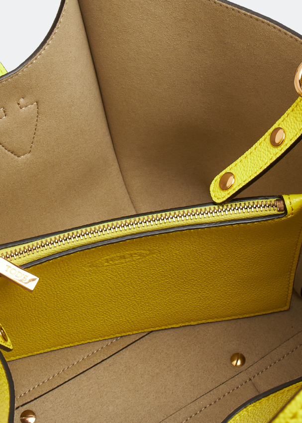 Tod s Timeless mini shopping bag for Women Yellow in Kuwait Level Shoes