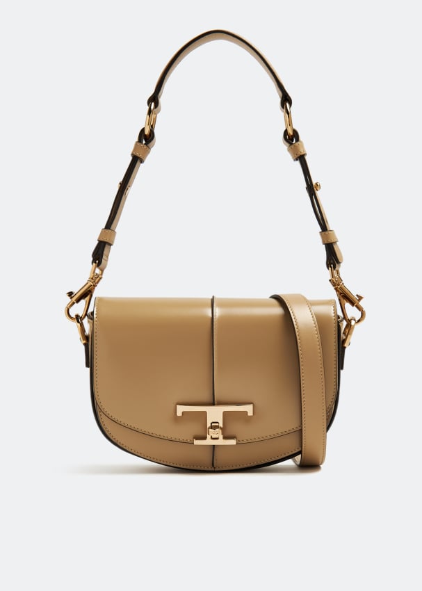 Tod's T Timeless mini shoulder bag for Women - Brown in Kuwait | Level ...