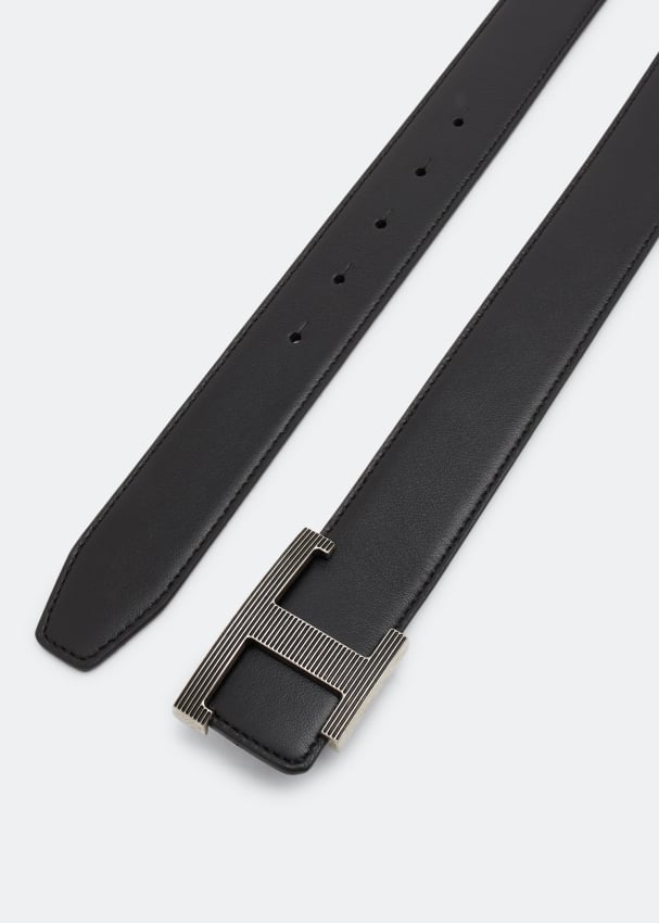 Tod's Timeless leather belt for Men - Black in UAE | Level Shoes