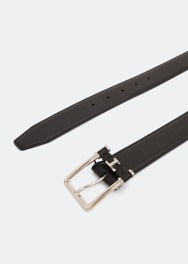 Tod's Leather belt for Men - Black in UAE | Level Shoes