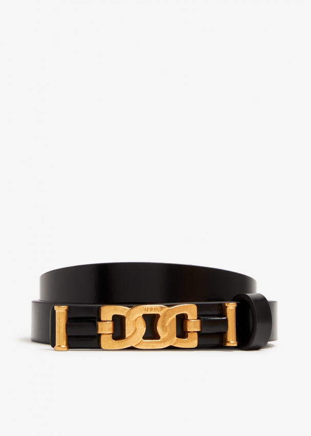 Tod's Kate belt for Women - Black in UAE | Level Shoes