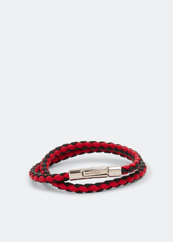 Tod's woven deals leather bracelet