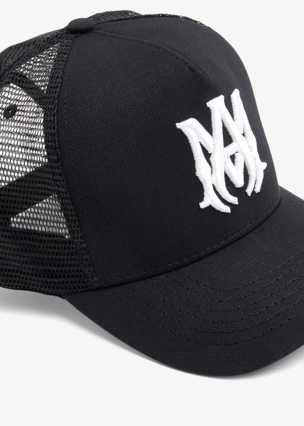 AMIRI MA logo trucker cap for Men - Black in UAE | Level Shoes