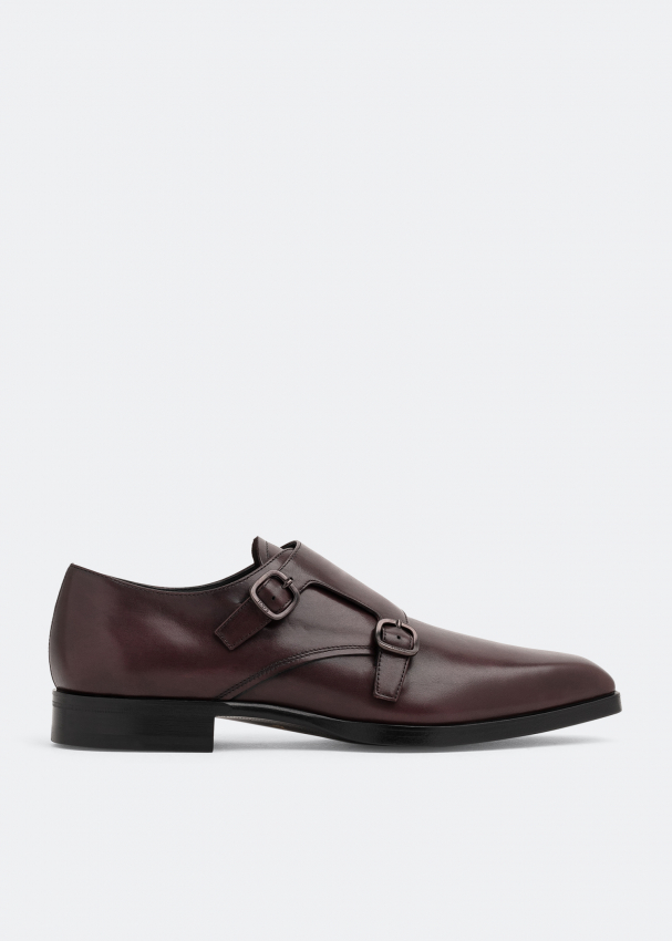 Tod s Formal monk strap shoes for Men Burgundy in UAE Level Shoes