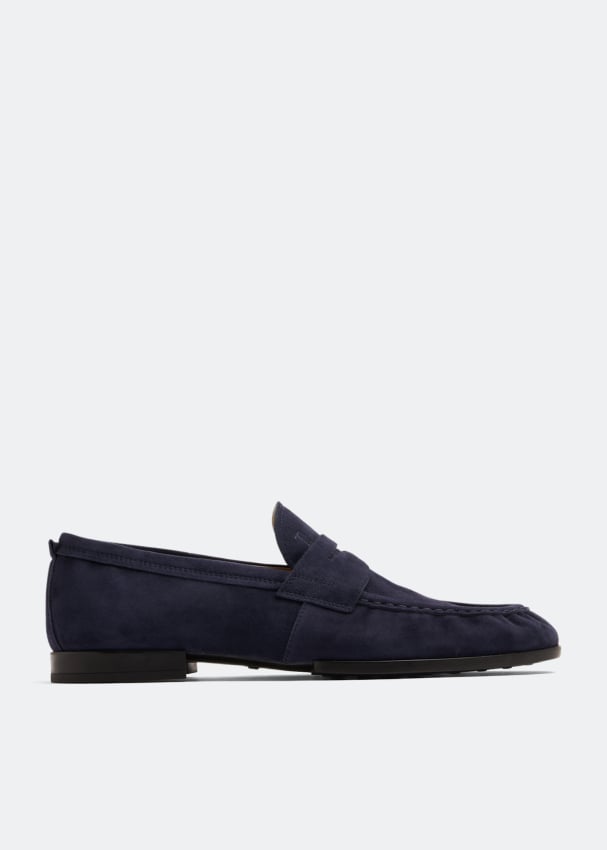 Tod s Suede loafers for Men Blue in UAE Level Shoes