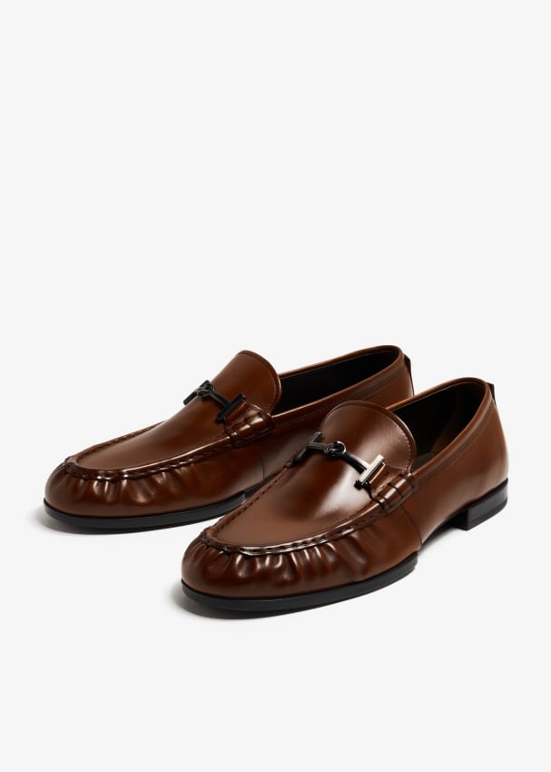 Mens leather loafer hotsell shoes