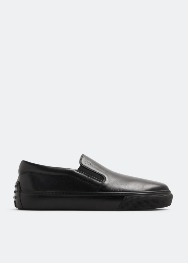 Slip on leather dress shoes deals