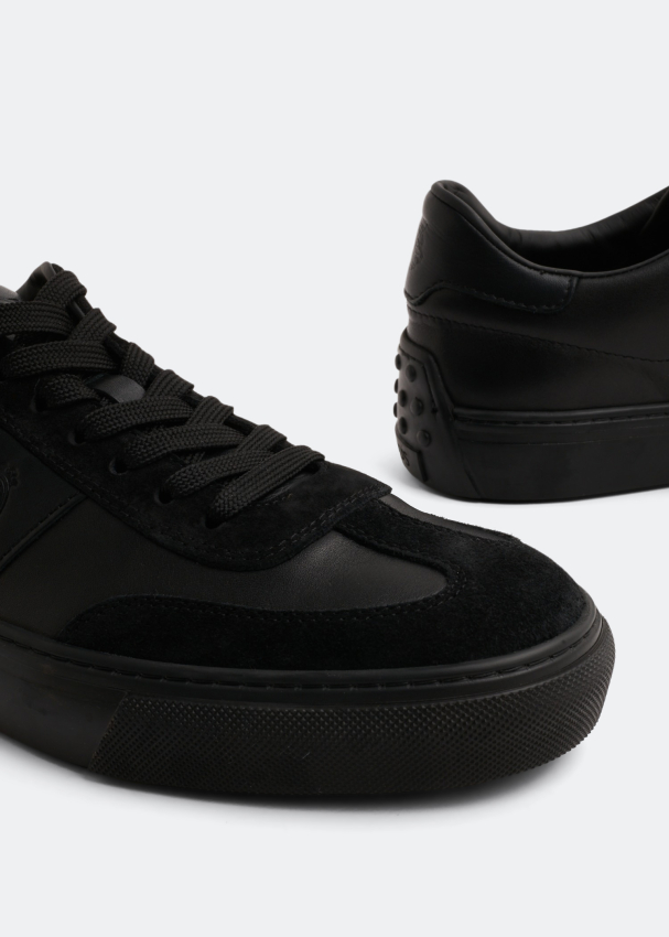 Tod s Tabs leather sneakers for Men Black in UAE Level Shoes