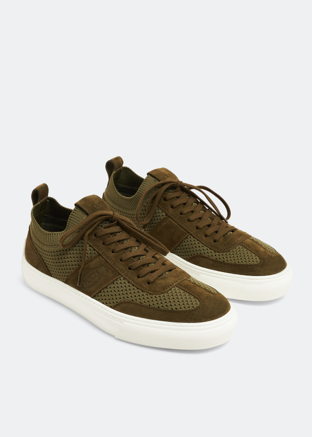 Olive green discount sneakers mens