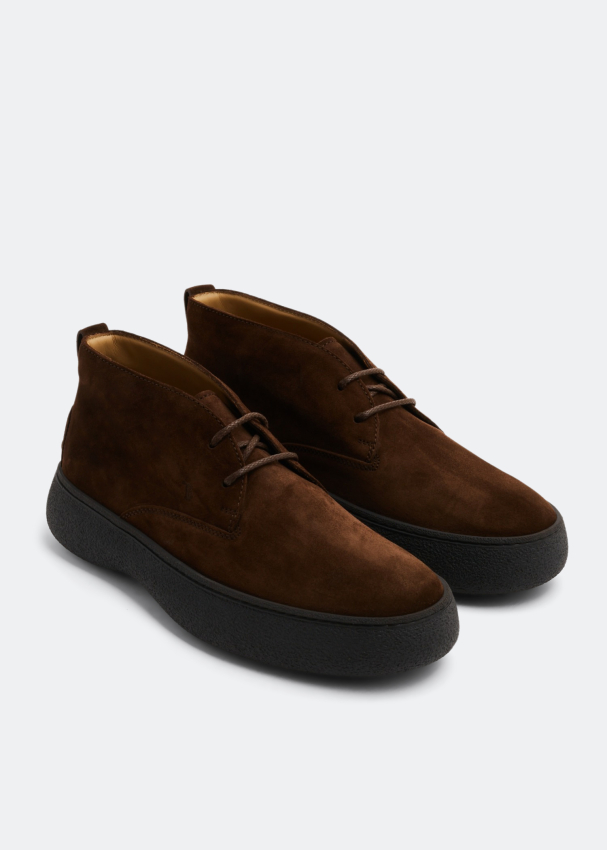 Tod's suede chukka boots top