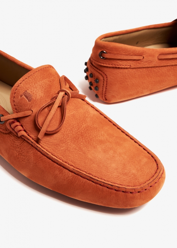 Tod s Gommino driving shoes for Men Orange in KSA Level Shoes