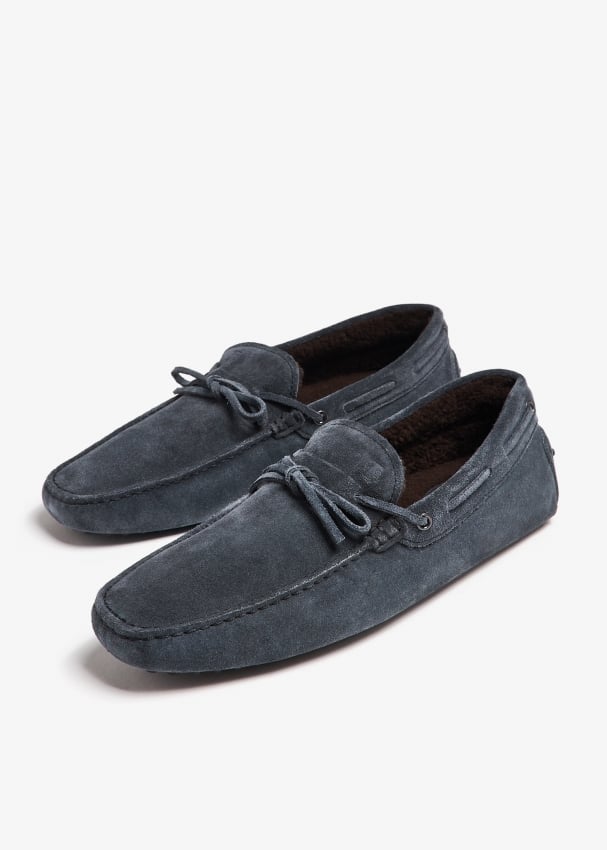 Navy driving shoes online