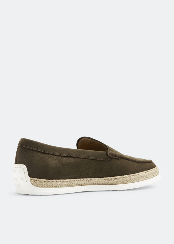 Tod's nubuck loafers shop