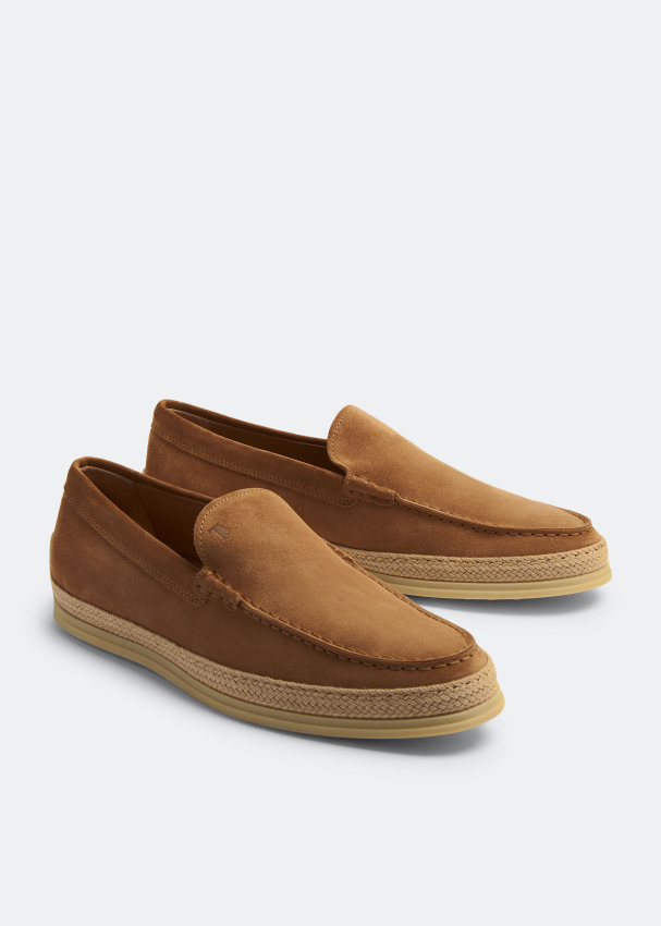 Tod s Suede slip on shoes for Men Brown in UAE Level Shoes