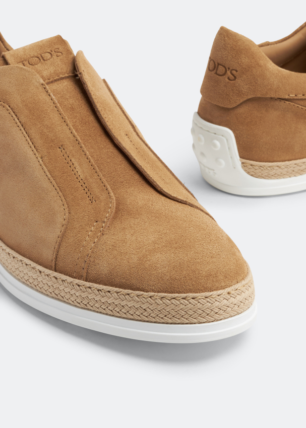 Tod s Suede slip on sneakers for Men Brown in UAE Level Shoes