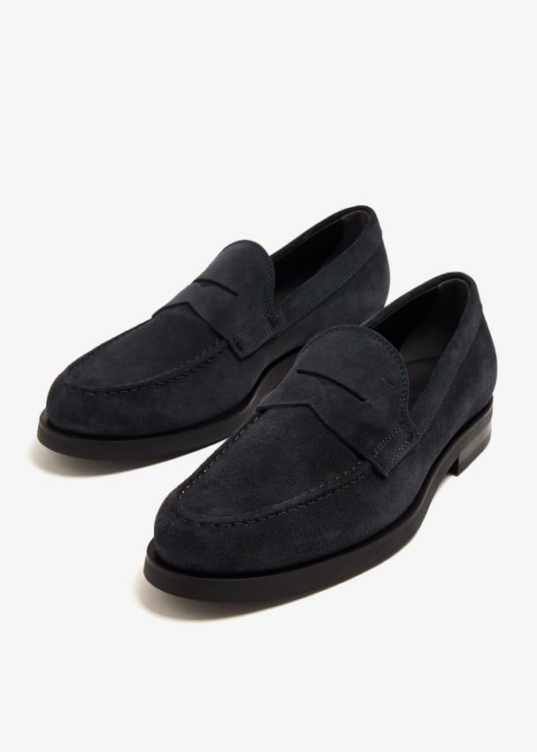 Tod s Formal suede loafers for Men Blue in KSA Level Shoes