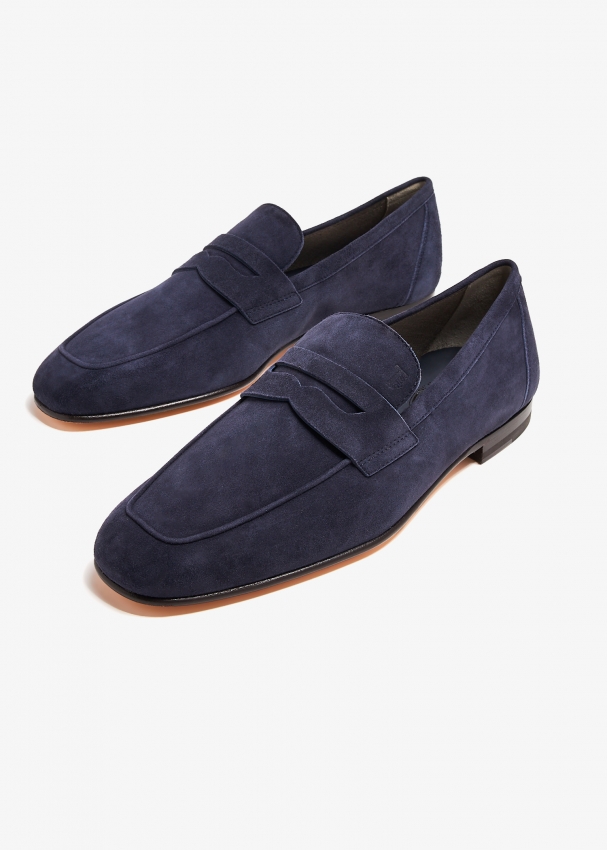 Tod s Suede loafers for Men Navy in Oman Level Shoes