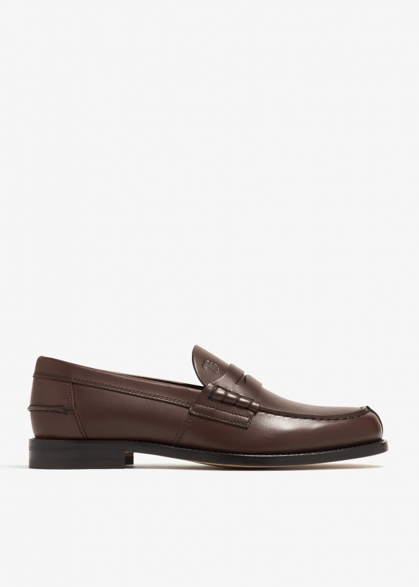 Ferragamo Camden penny loafers for Men Brown in UAE Level Shoes