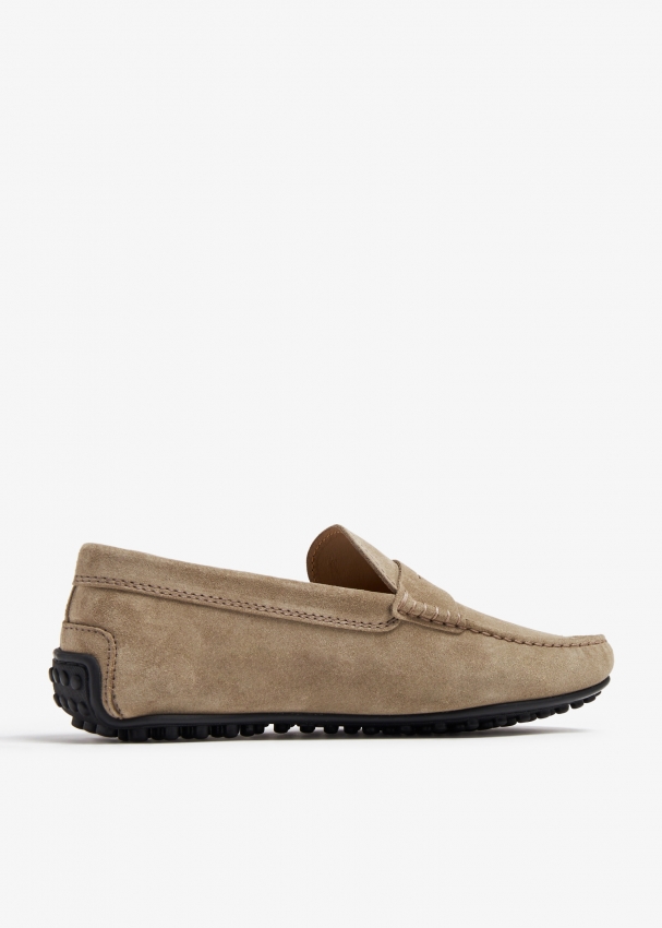 Tod s City Gommino driving shoes for Men Beige in KSA Level Shoes